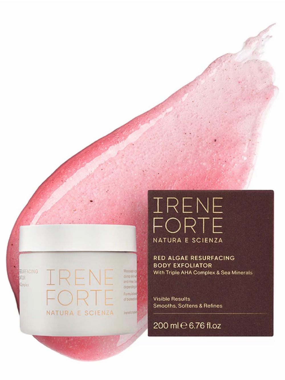 Irene Forte Red Algae Resurfacing Body Exfoliator - Brand New + Sealed!